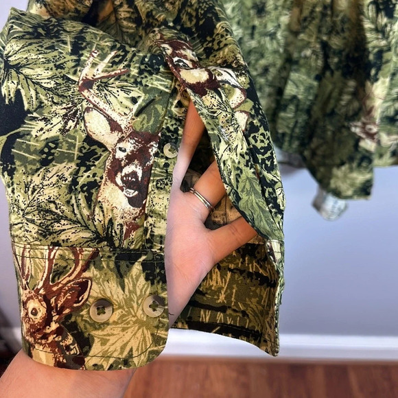 Field Tested Outdoor Life Camo Deer Hunting Long Sleeve Button Down Mens 3XL - Picture 8 of 8